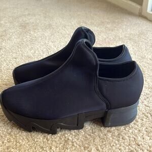 iRi - NYC Neoprene Black Slip on Sneaker
